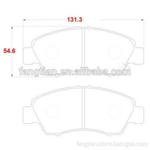 Japanese Auto Parts Brake Pad From China
